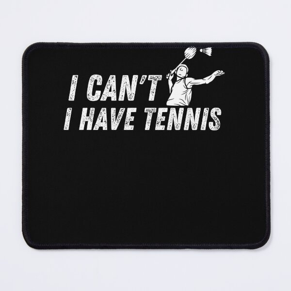 Item preview, I Can't I have Badminton Funny Badminton Player Gifts For Men Women or Youth Boys Girls designed and sold by Diferenty Shop ⭐⭐⭐⭐⭐.