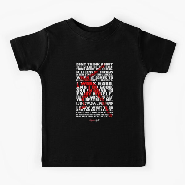 Don't think about..."Usain Bolt" Life Inspirational Quote Kids T-Shirt