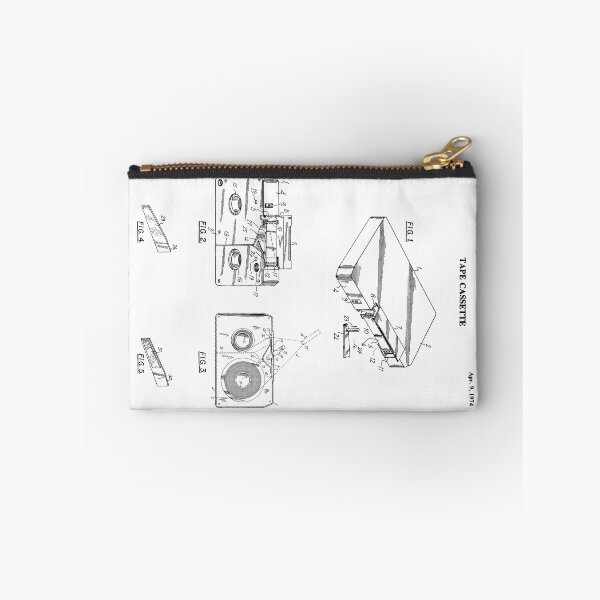Item preview, VHS Cassette Patent - April 9, 1974 - Black Version designed and sold by Aliasandco.