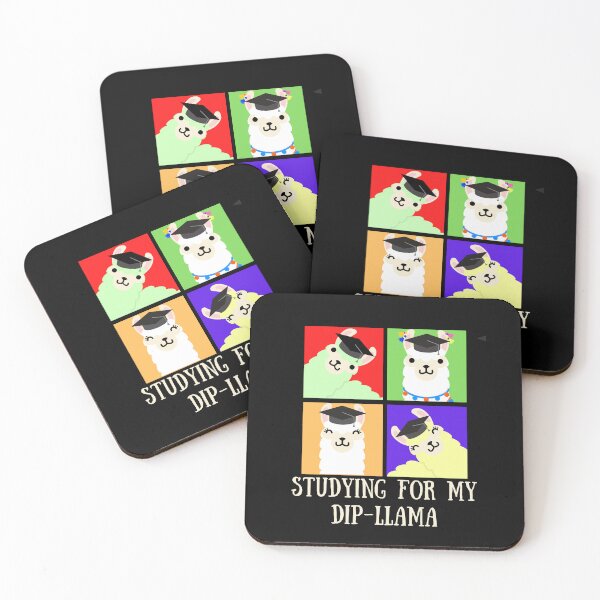 Item preview, Studying for my dip-llama, funny llama pun, student llama lover, llama fan, llama animal,llama friend,  designed and sold by allycat57.