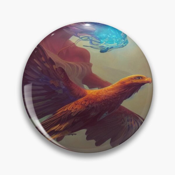 Item preview, Fantasy Eagle With Mystical Creature designed and sold by Itsheartshop.