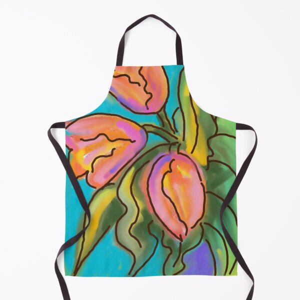Item preview, COLORFUL PINK AND YELLOW TULIPS designed and sold by Marni Scofidio Desi9ns.