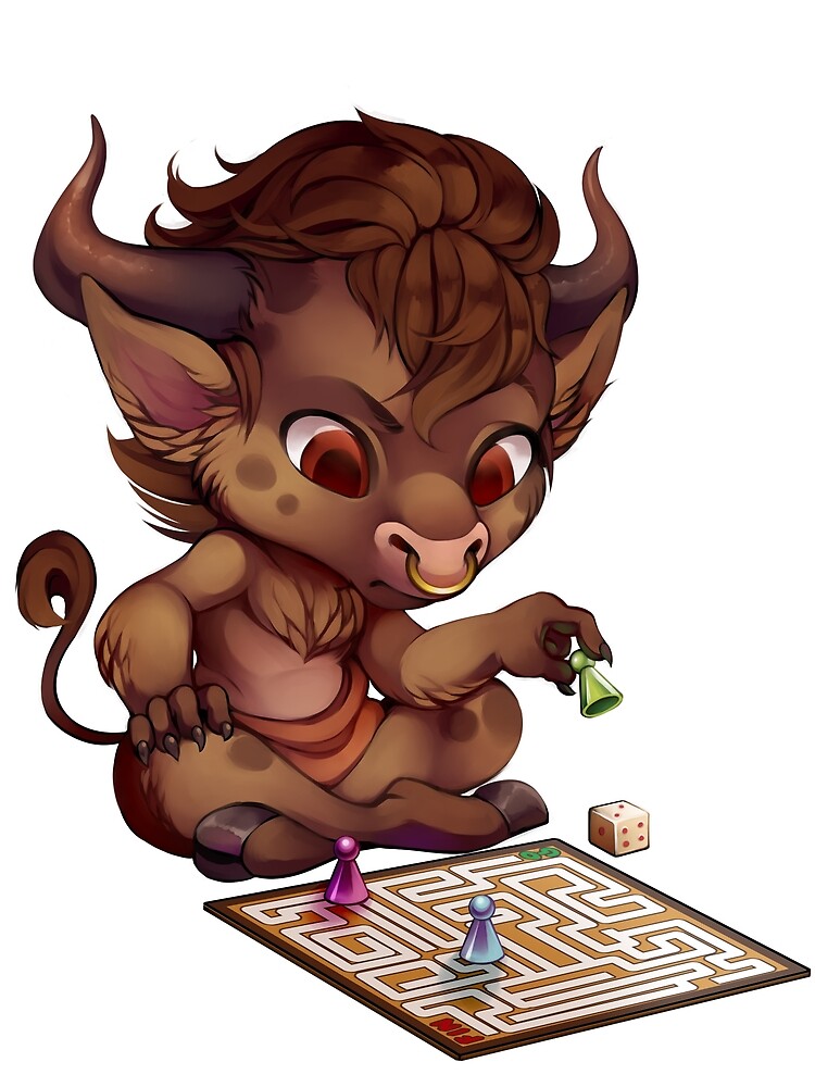 Chibi Minotaur by Goldenharlequin.