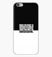 When you want to... “Eric Thomas” Gym Motivational Quote iPhone Case