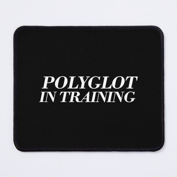 Item preview, Polyglot In Training  designed and sold by OUSSART ⭐⭐⭐⭐⭐.