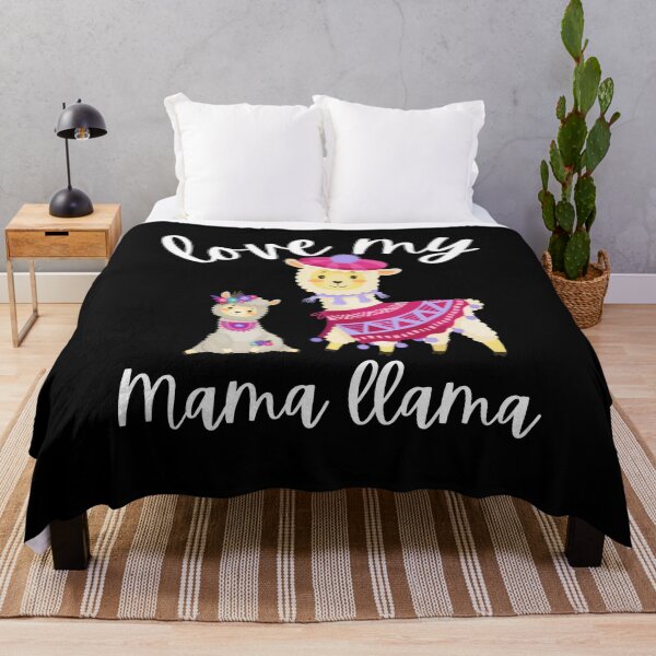 Item preview, Love my mama llama, funny llama pun, llama lover, i love my mama, llama fan, llama animal,llama friend, designed and sold by allycat57.