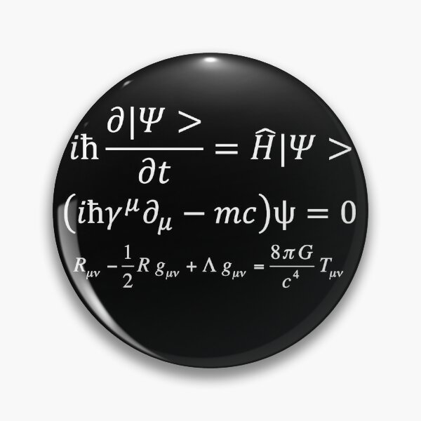 Item preview, the pillars of physics, quantum mechanics and general relativity designed and sold by NoetherSym.