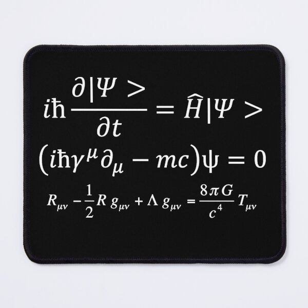 Item preview, the pillars of physics, quantum mechanics and general relativity designed and sold by NoetherSym.