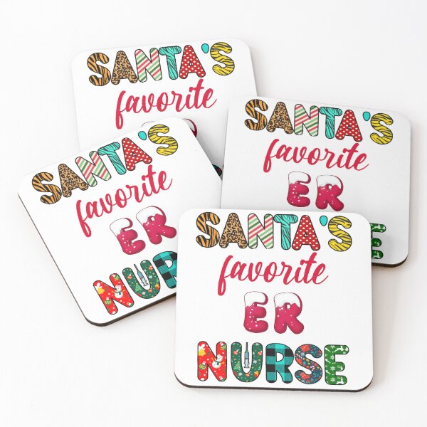 Item preview, Santa's Favorite ER Nurse, Christmas ER Nurse designed and sold by desireedickens.