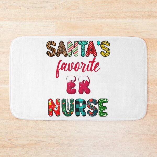 Item preview, Santa's Favorite ER Nurse, Christmas ER Nurse designed and sold by desireedickens.