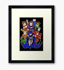 Super Heroes Framed Print