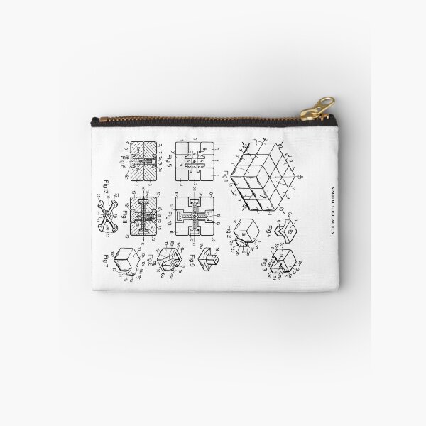 Item preview, Rubik's Cube Patent - E. Rubik - March 29, 1983 - Black Version designed and sold by Aliasandco.