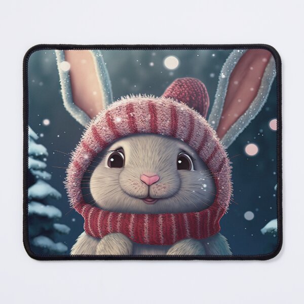 Item preview, Cute Christmas bunny designed and sold by art8085.