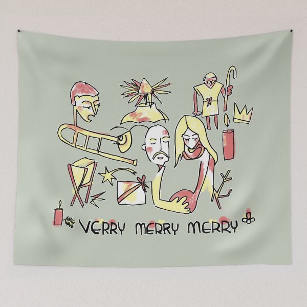 Item preview, Very merry ugly Christmas designed and sold by badlydrawnbabe.