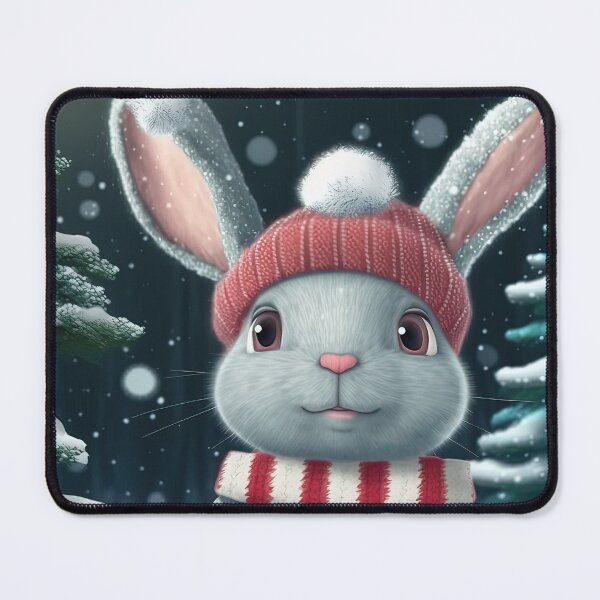Item preview, Cute Christmas bunny designed and sold by art8085.