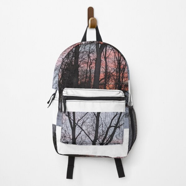 Item preview, Red Sunrise In Michigan Northern Woods designed and sold by UPNortheren.
