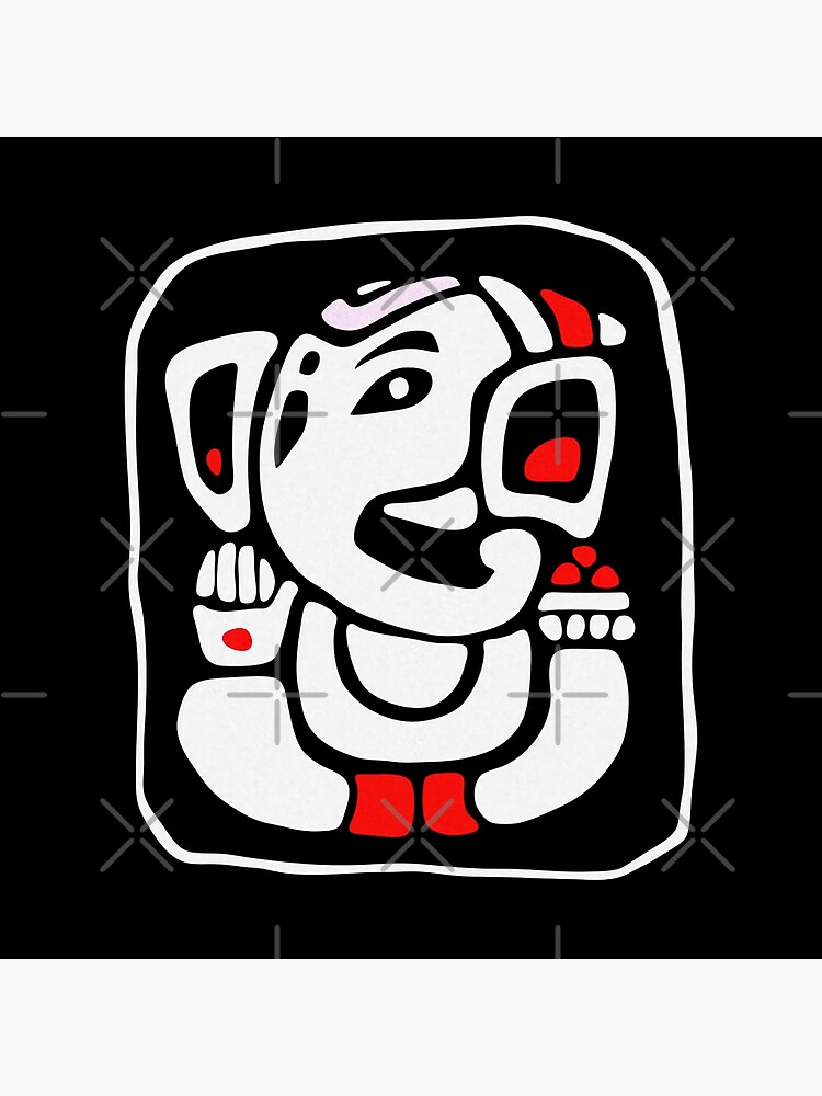 Elephant God Drawing : Indian God Statue Of Ganesha In A Line Art Hand Drawn  Style With Different Color Options. Royalty Free SVG, Cliparts, Vetores, e  Ilustrações Stock. Image 4957448.