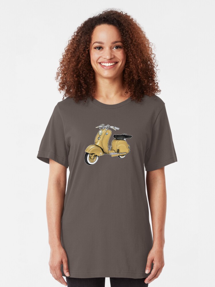 Alternate view of Scooter T-shirts Art: LD 150 - Original Color Slim Fit T-Shirt