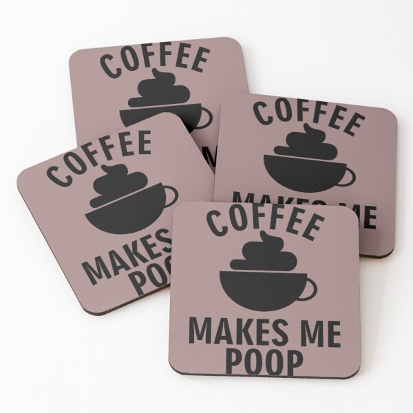 Item preview, COFFEE MAKES ME POOP B designed and sold by AlidaThea.