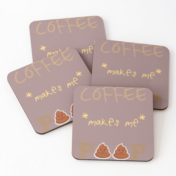 Item preview, Coffee Makes Me Poop Shirt designed and sold by AlidaThea.
