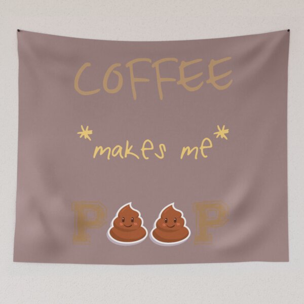 Item preview, Coffee Makes Me Poop Shirt designed and sold by AlidaThea.