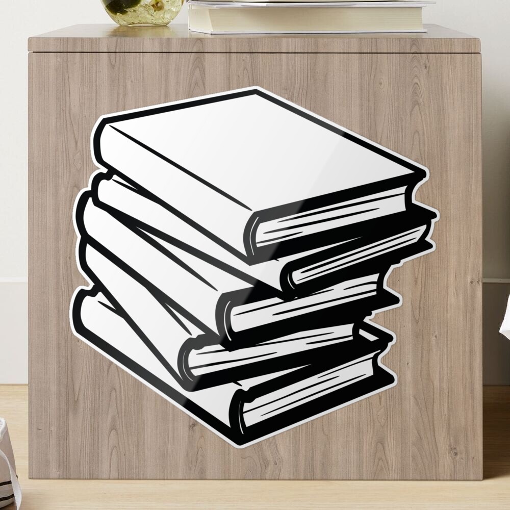 Two Stacks of Book Stickers Graphic by bhaart.studio · Creative Fabrica
