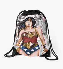 The Most Powerful Female Super Hero Drawstring Bag