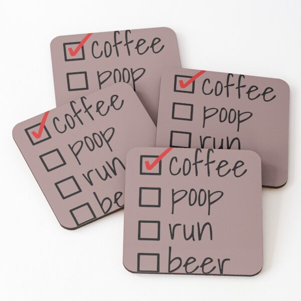 Item preview, coffee poop run beer mug designed and sold by AlidaThea.