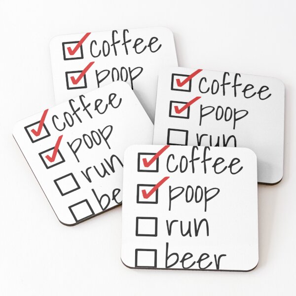 Item preview, coffee poop run beer designed and sold by AlidaThea.