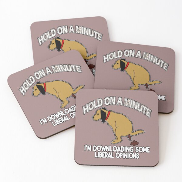 Item preview, Conservative Politics Liberal Opinions Pooping Dog designed and sold by AlidaThea.