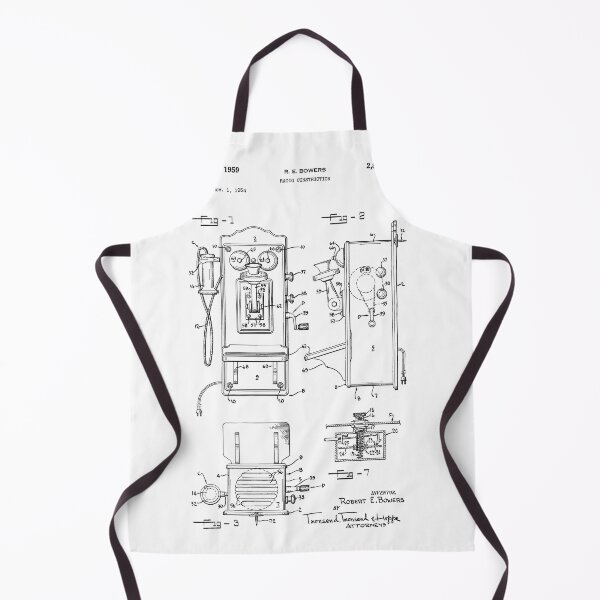 Item preview, Telephone Set Patent - R. E. Bowers - July 14, 1959 - Black Version designed and sold by Aliasandco.