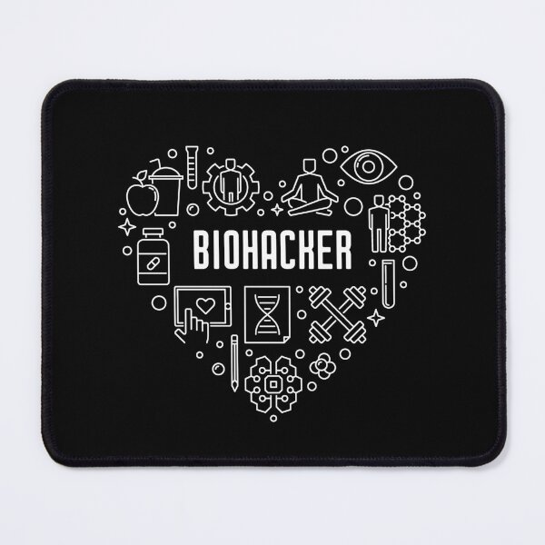 Item preview, Biohacker Heart - I Love Biohacking and Biotechnology  designed and sold by venomousvector.