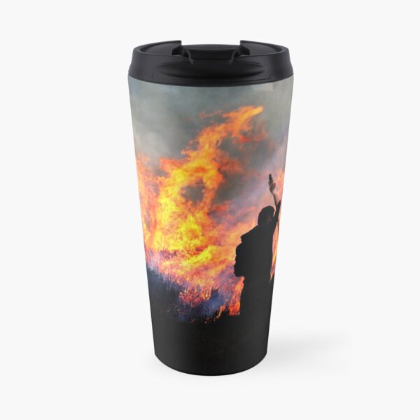 Heather Burning - Yorkshire Dales Travel Mug