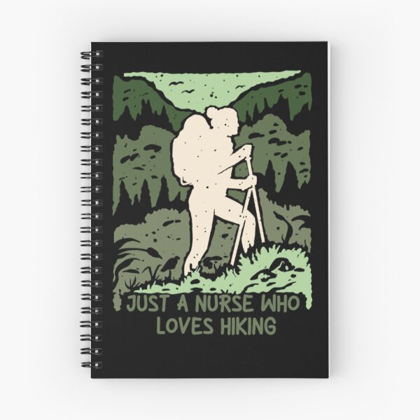 Item preview, Just A Nurse Who Loves Hiking designed and sold by justu-.