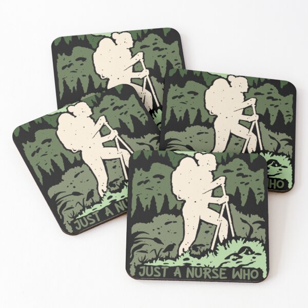Item preview, Just A Nurse Who Loves Hiking designed and sold by justu-.
