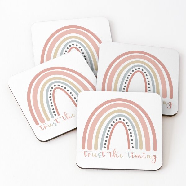 Item preview, Trust the timing - Boho rainbow designed and sold by Stixdesigns.