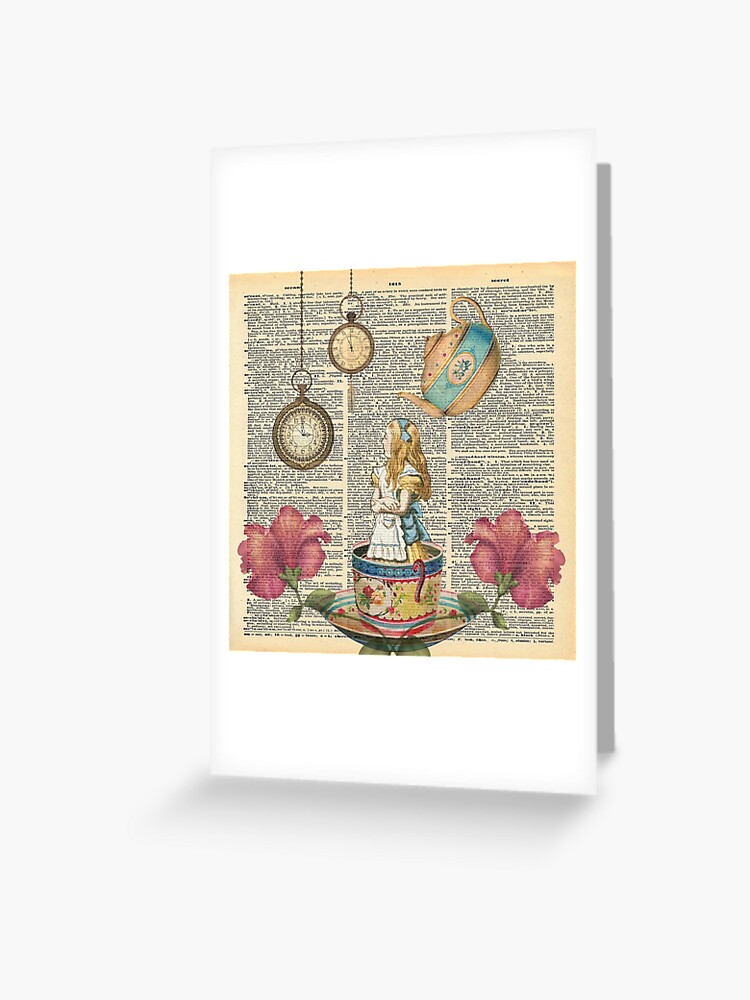 It's Always Tea Time - Alice In Wonderland Art Print by Gypsy Queen