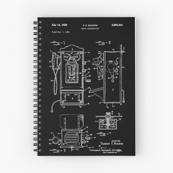 Item preview, Telephone Set Patent - R. E. Bowers - July 14, 1959 - White Version designed and sold by Aliasandco.