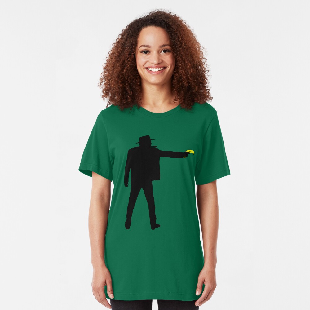 Real Cowboys Shoot Bananas! Slim Fit T-Shirt