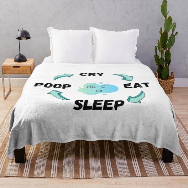 Item preview, Cry Eat Sleep Poop Repeat  Baby Life designed and sold by AlidaThea.
