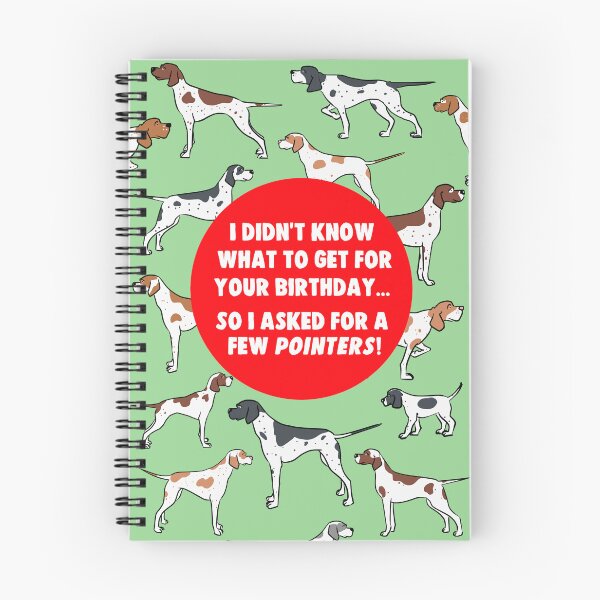 Item preview, Birthday pointers. Send that dog or pointer fan you know a special card or gift. designed and sold by Dinktoons.