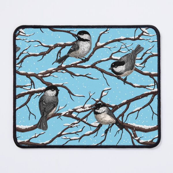 Item preview, Chickadees in winter designed and sold by Katerina Mitkova Kirilova.