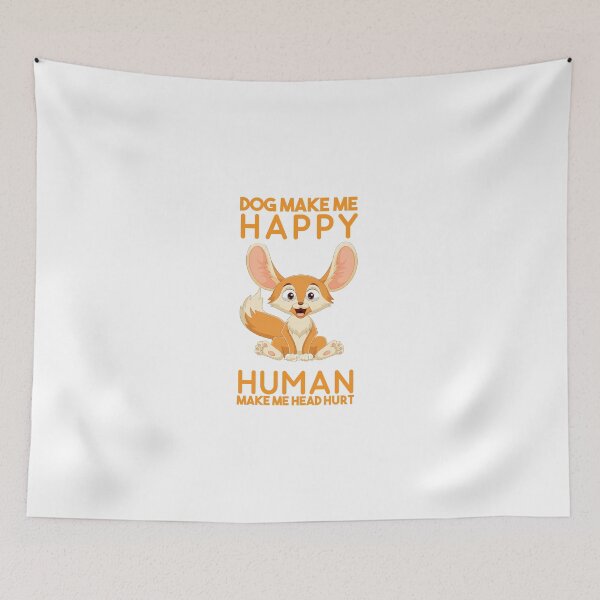 Item preview, gog-make-me-happy-human-make-me-head-hurt designed and sold by Usatazon on.
