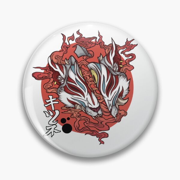 Item preview, Máscara Kitsune estilo japonés designed and sold by SanXaloonk.