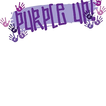 Imagen de la obra Purple Up Hand Prints Month Of Military Child Purple Up Gear de DynamicDesign