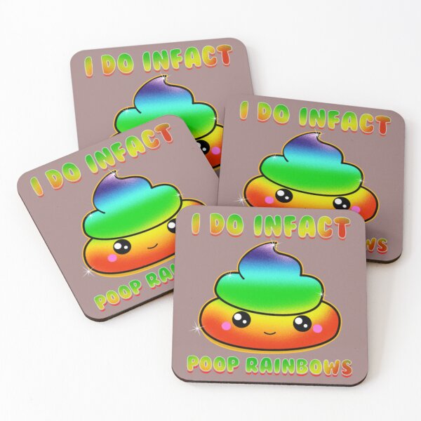Item preview, Cute & Funny I Do Infact Poop Rainbows Adorable designed and sold by AlidaThea.