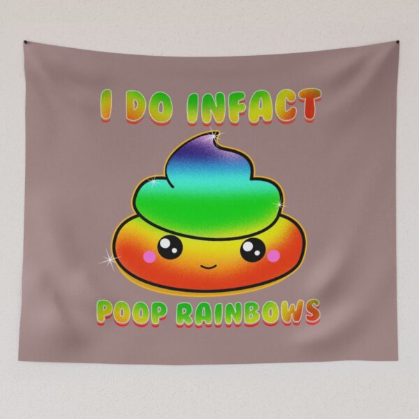 Item preview, Cute & Funny I Do Infact Poop Rainbows Adorable designed and sold by AlidaThea.