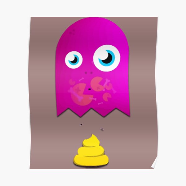 "Cute ghost poop" Poster for Sale by AlidaThea Redbubble