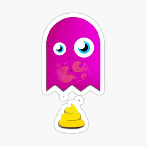 "Cute ghost poop" Sticker for Sale by AlidaThea Redbubble