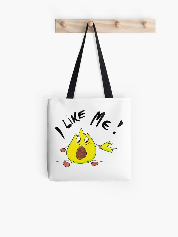 Tote Bag Avocat Fruit J Aime Moi Citations Cadeau Art Par Highartdesigns Redbubble